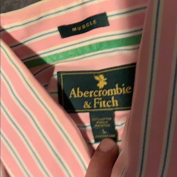 Men’s large Abercrombie & Fitch dress shirt - Picture 3 of 4